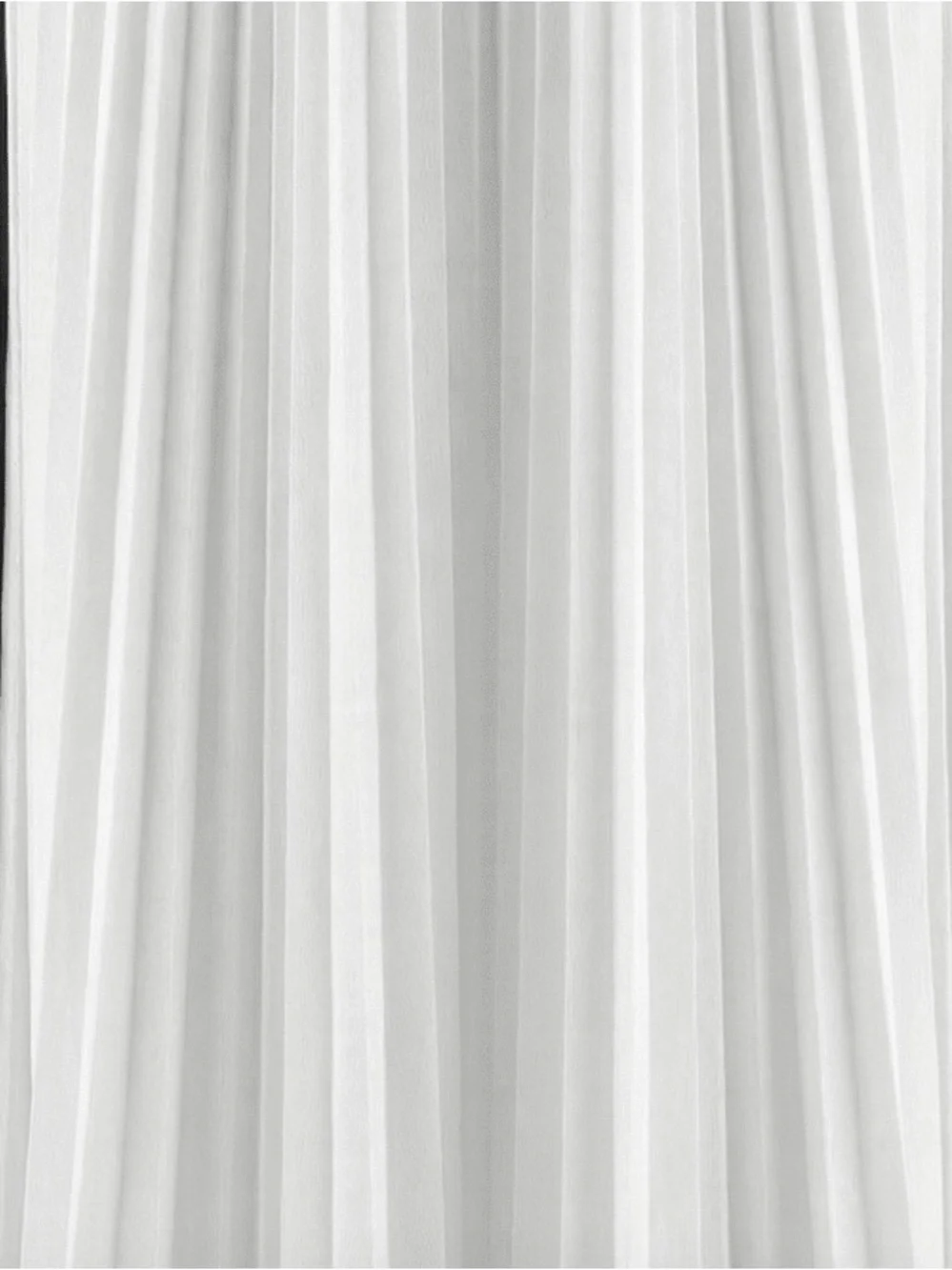 New KARL  Lagerfeld Pleated Midi Skirt with Black Side Stripe